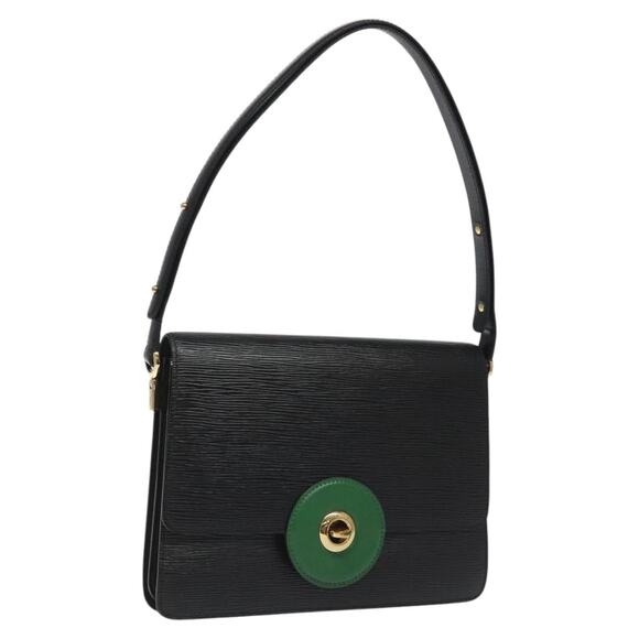 LOUIS VUITTON Epi Free Run Shoulder Bag Green Black M52414 - Picture 1 of 16